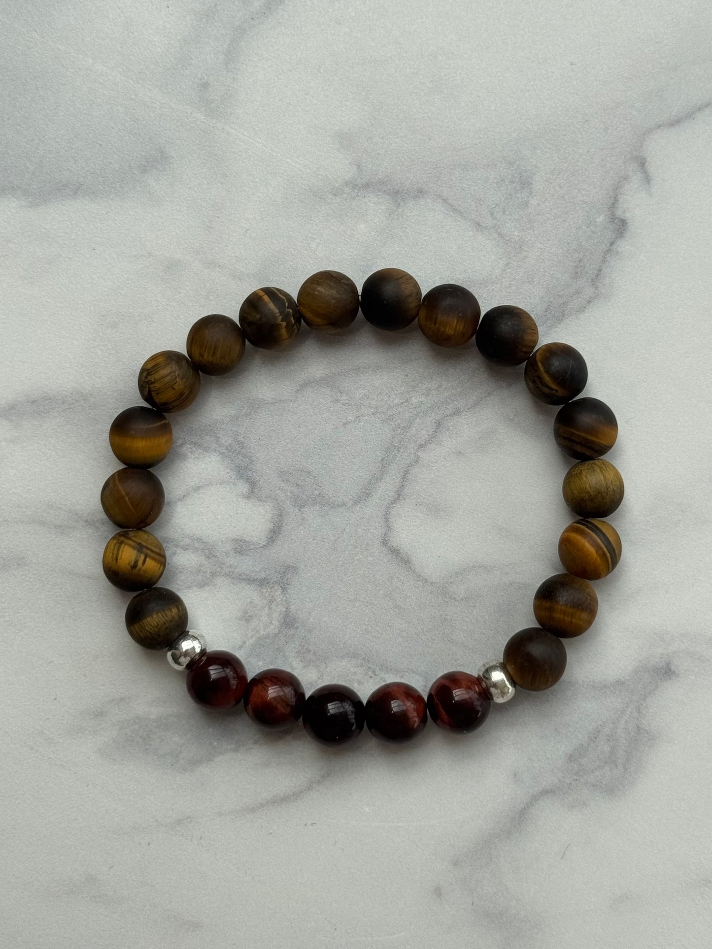 Bracelet Œil de Tigre – Finition mat