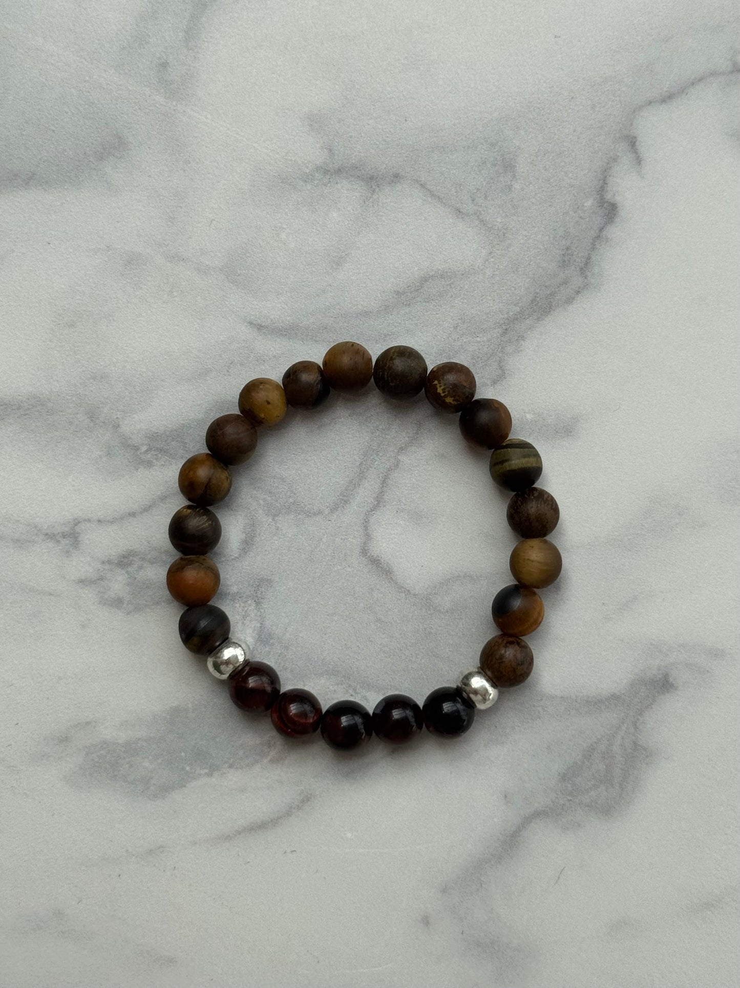 Bracelet enfant en Œil de Tigre – Protection douce