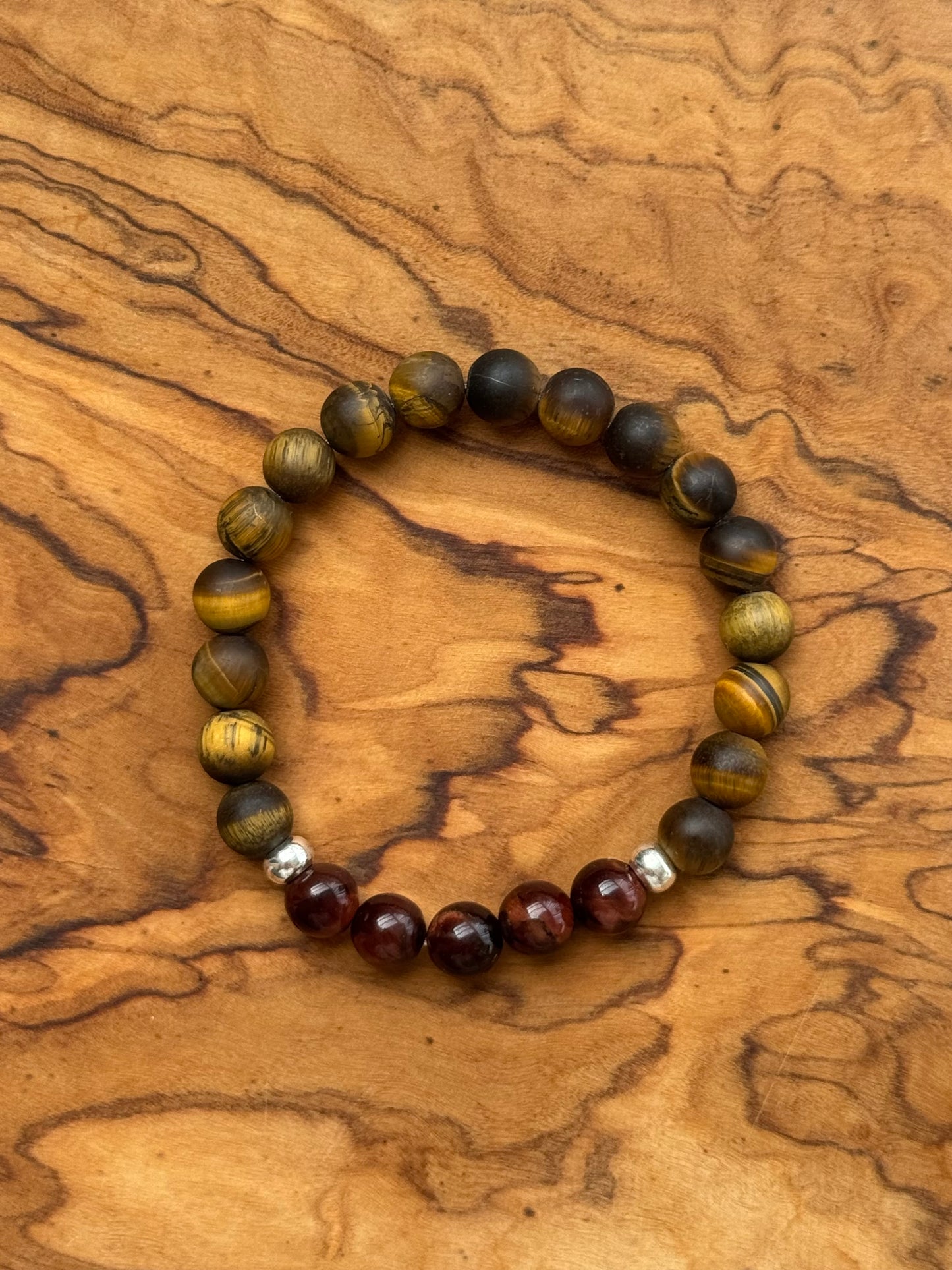 Bracelet Œil de Tigre – Finition mat