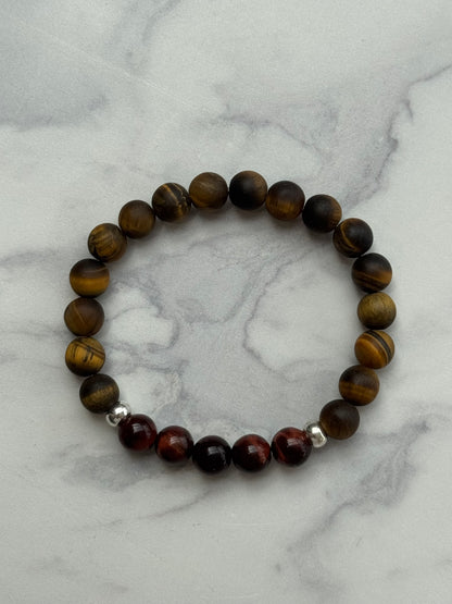 Bracelet Œil de Tigre – Finition mat